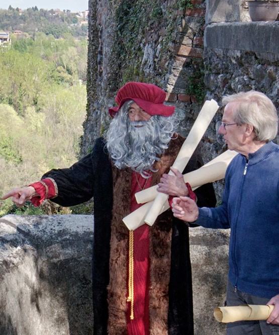 Il ritorno di Leonardo alla Rocchetta (il video)