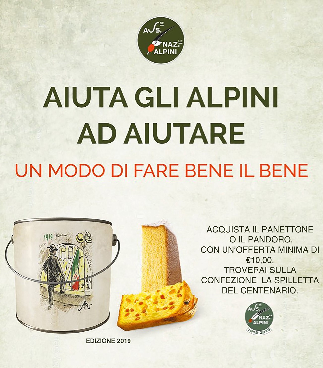 Per Natale in arrivo il panettone degli Alpini