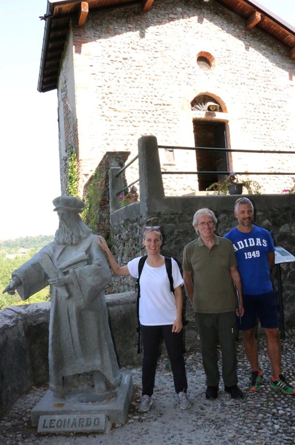 Il sindaco di Oggiono in visita alla Rocchetta