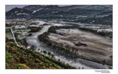 Airuno nella nebbia autunnale